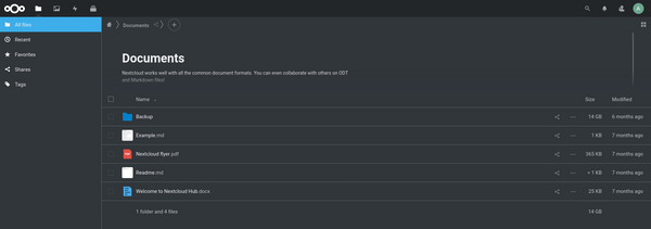 Nextcloud Dark Theme